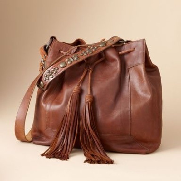 Two Bar West Handbags - Host Pick🍂👜2 Bar West/McFadin Leather Tassel Bag